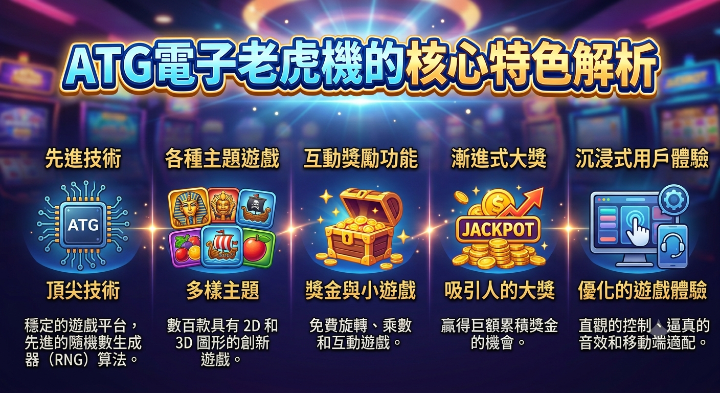 ATG電子老虎機的核心特色解析
