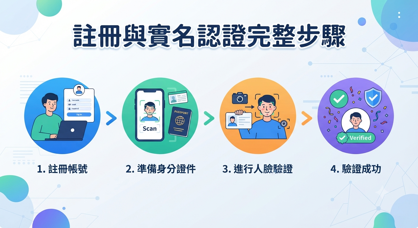 註冊與實名認證完整步驟
