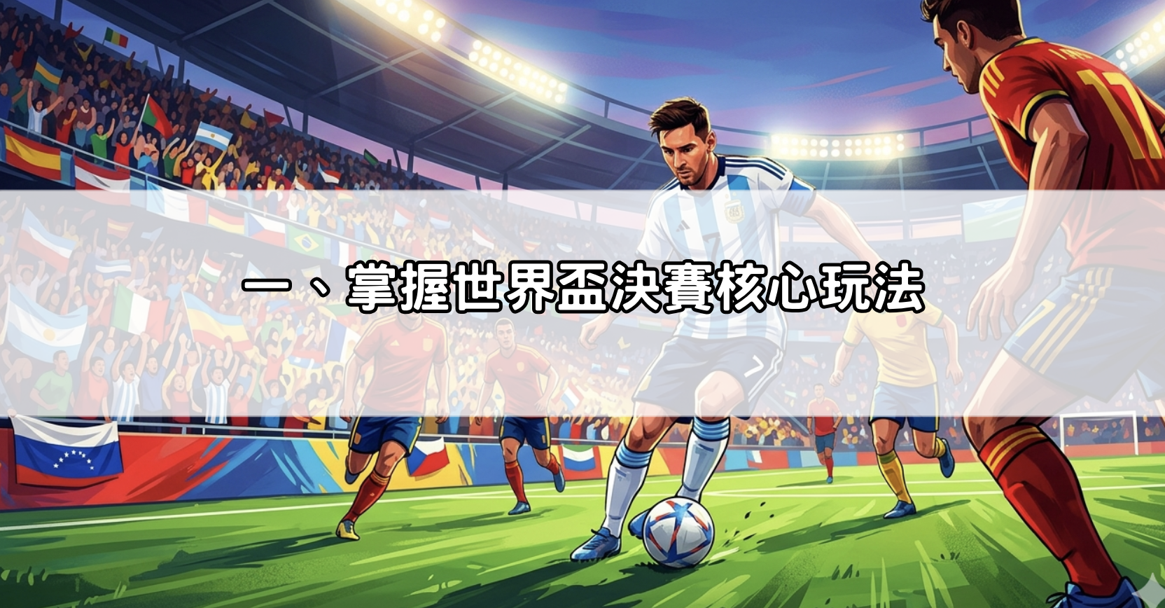 一、掌握世界盃決賽核心玩法