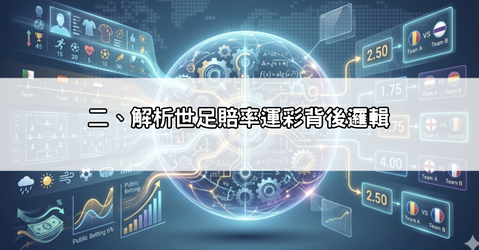 二、解析世足賠率運彩背後邏輯