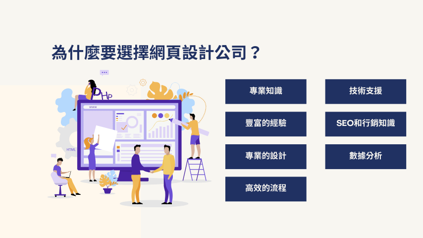 為什麼要選擇網頁設計公司？