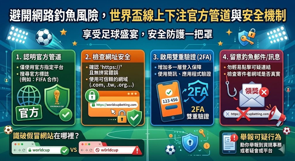 世界盃線上下注官方管道與安全機制