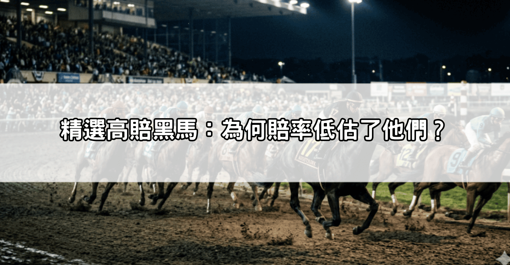 精選高賠黑馬:為何賠率低估了他們?