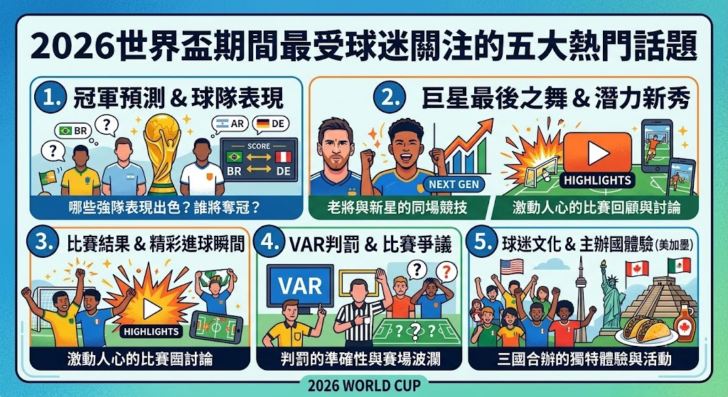 2026世界盃正式開踢！