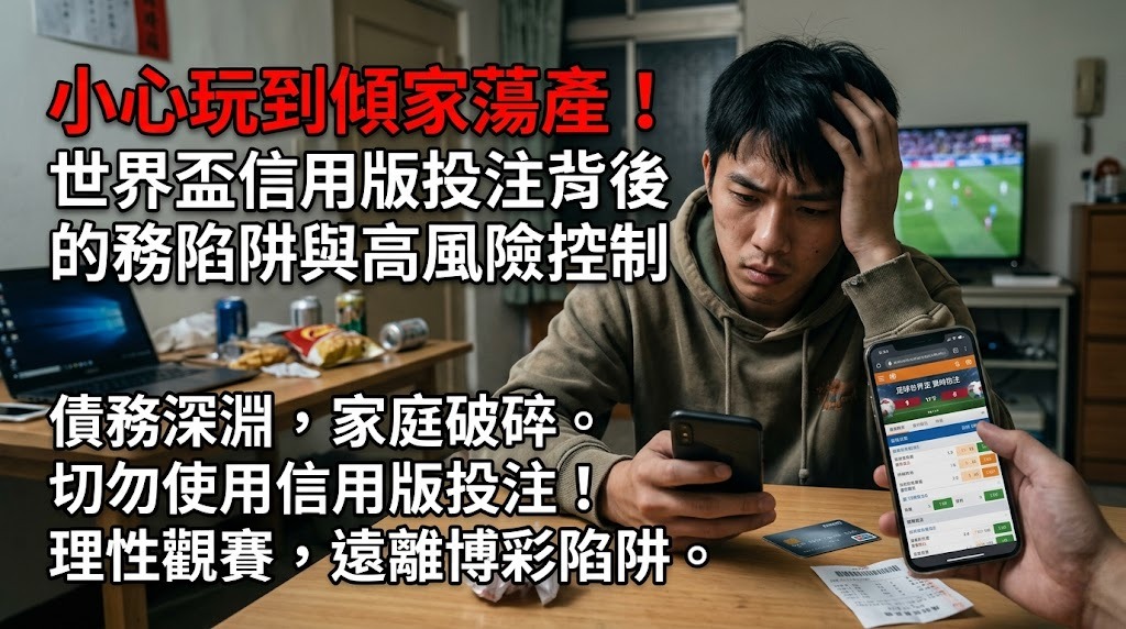 世界盃信用版投注背後的財務陷阱與高風險控制