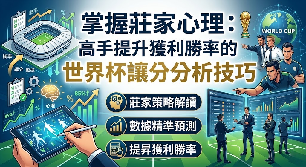 高手提升獲利勝率的世界杯讓分分析技巧