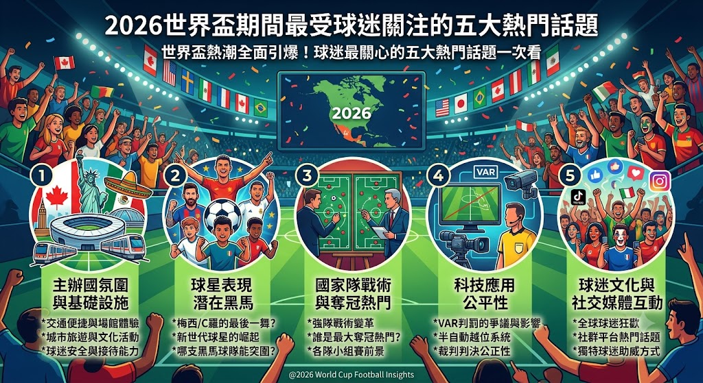 球迷最關心的五大熱門話題一次看