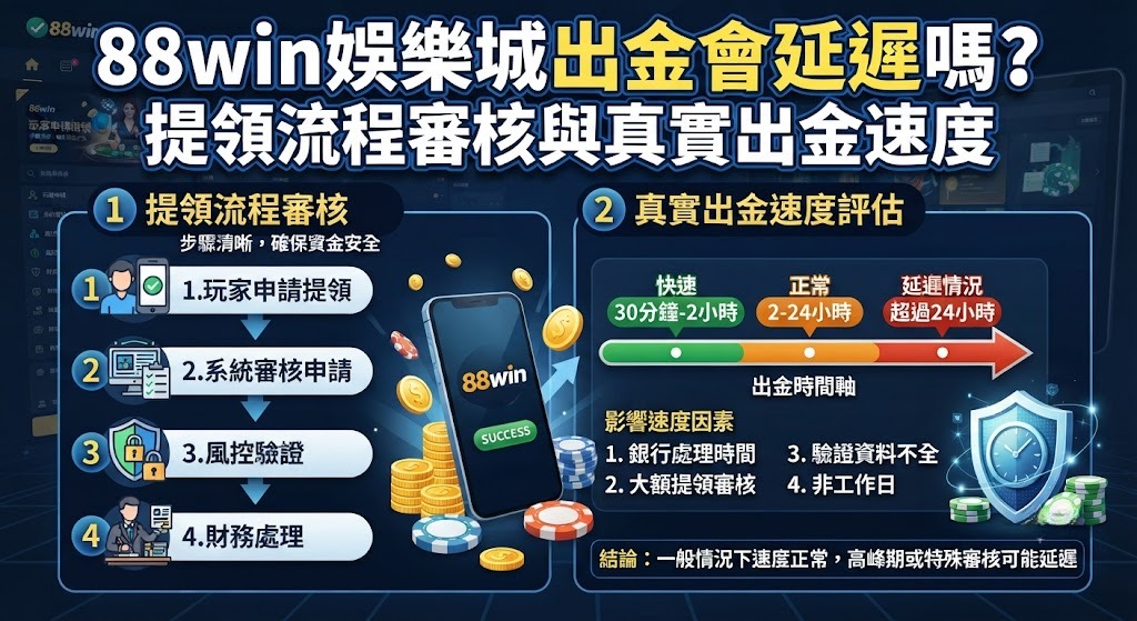提領流程審核與真實出金速度
