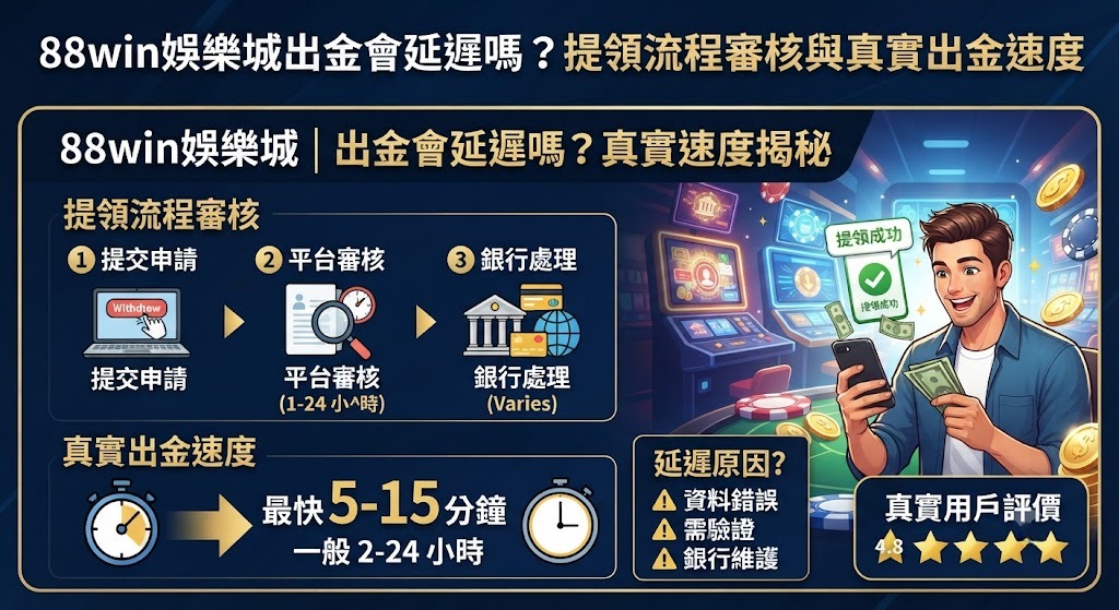 提領流程審核與真實出金速度