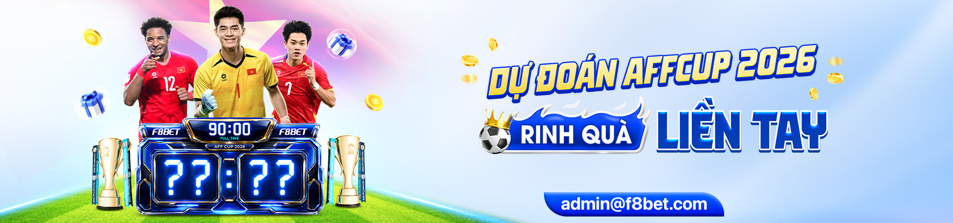 f8bet banner chương trình dự đoán affcup 2026